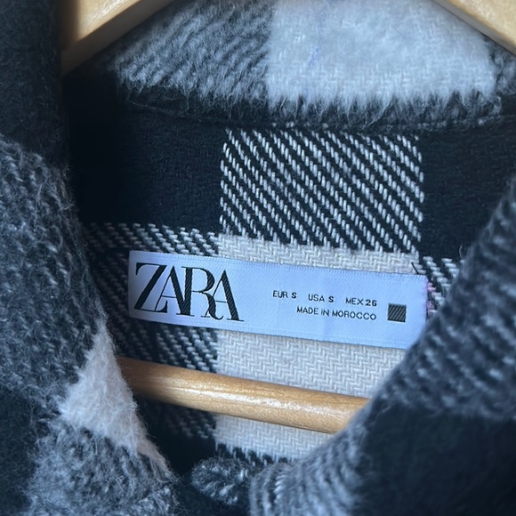 Zara Plaid Shacket - Picture 3 of 5